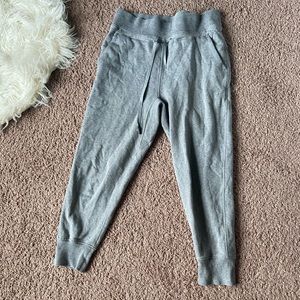 Grey warm down joggers lululemon size 8